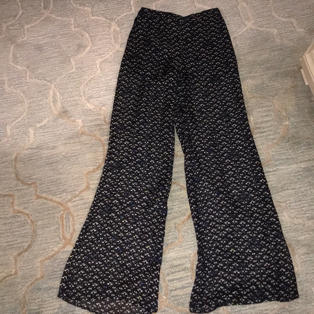 🖤SHEER BCBGGENERATION FLARE PANTS🖤